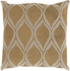 Surya Metallic Stamped MS-008 Pillow 20 X 20 X 5 Poly filled