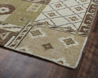 Rizzy Maison MS8662 ivory khaki Area Rug Corner Shot