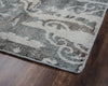 Rizzy Maison MS8667 Grey/Black Area Rug Corner Shot