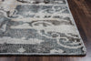 Rizzy Maison MS8667 Grey/Black Area Rug Edge Shot