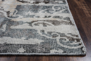 Rizzy Maison MS8667 Grey/Black Area Rug Edge Shot