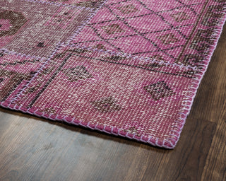 Rizzy Maison MS8934 pink Area Rug Corner Shot