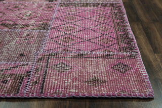 Rizzy Maison MS8934 pink Area Rug Edge Shot Feature