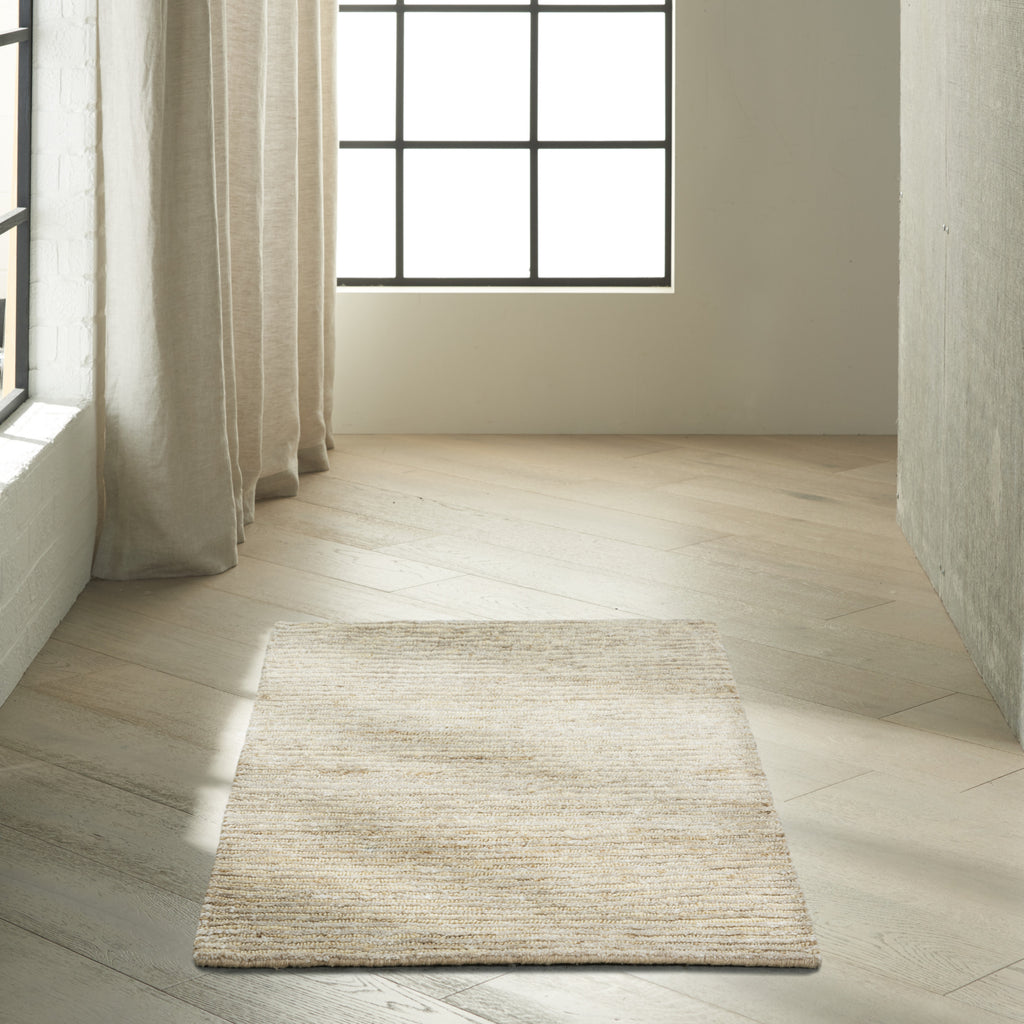 Calvin Klein CK33 Mesa Indus MSA01 Gypsum Area Rug Room Scene Feature