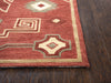 Rizzy Mesa MZ042B Red Area Rug Detail Image