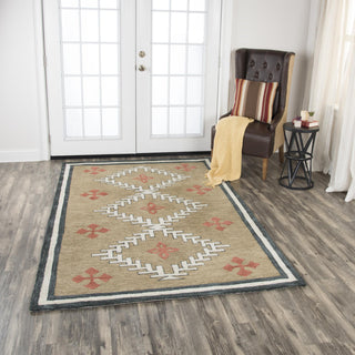 Rizzy Mesa MZ049B Brown Area Rug Corner Image