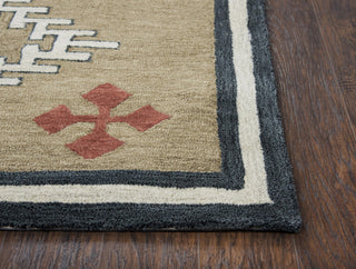 Rizzy Mesa MZ049B Brown Area Rug Detail Image