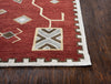 Rizzy Mesa MZ160B Red Area Rug Detail Image
