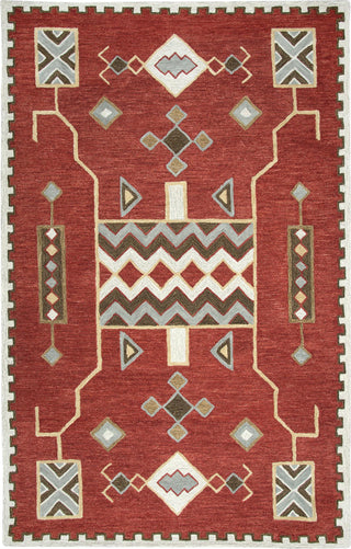 Rizzy Mesa MZ160B Red Area Rug Main Image