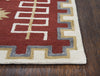 Rizzy Mesa MZ161B Red Area Rug Detail Image