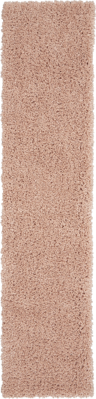 Nourison Malibu Shag MSG01 Blush Area Rug Runner