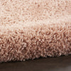 Nourison Malibu Shag MSG01 Blush Area Rug Pile