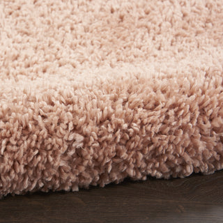 Nourison Malibu Shag MSG01 Blush Area Rug Pile