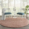 Nourison Malibu Shag MSG01 Blush Area Rug Room Scene 3