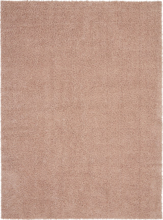 Nourison Malibu Shag MSG01 Blush Area Rug Main Image