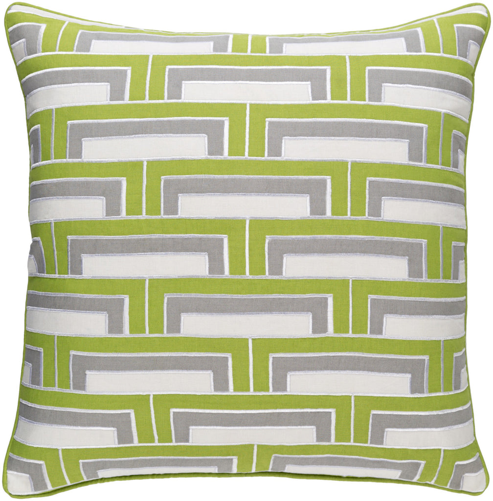 Surya Mod Steps MSP002 Pillow by Florence Broadhurst