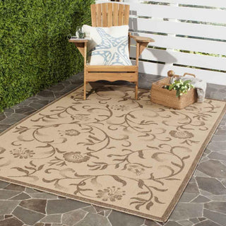 Safavieh Martha Stewart MSR4251 Creme/Brown Area Rug Room Scene