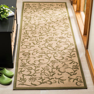 Safavieh Martha Stewart MSR4251 Cream/Green Area Rug Room Scene