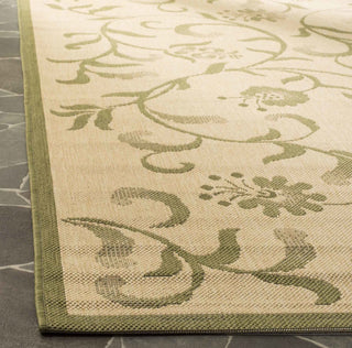 Safavieh Martha Stewart MSR4251 Cream/Green Area Rug Detail