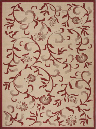 Safavieh Martha Stewart MSR4251 Creme/Red Area Rug Main