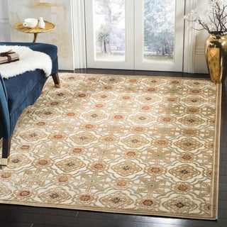 Safavieh Martha Stewart MSR4459 Taupe/Cream Area Rug Room Scene Feature