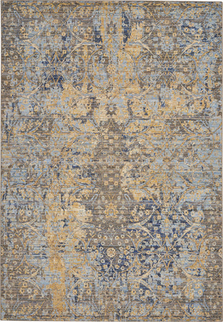 Majestic MST01 Beige/Blue Area Rug by Nourison