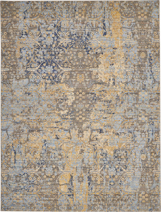 Majestic MST01 Beige/Blue Area Rug by Nourison