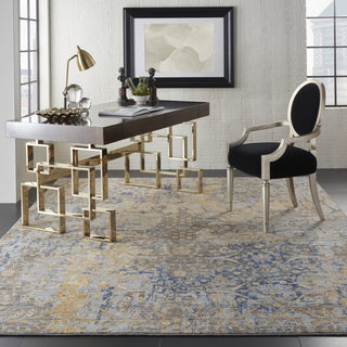 Majestic MST01 Beige/Blue Area Rug by Nourison