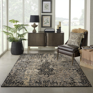 Majestic MST01 Black Area Rug by Nourison