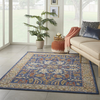 Majestic MST02 Denim Blue Area Rug by Nourison