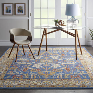 Majestic MST02 Denim Blue Area Rug by Nourison