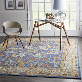 Majestic MST02 Denim Blue Area Rug by Nourison