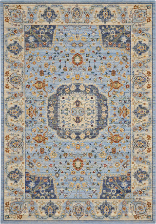 Majestic MST03 Light Blue Area Rug by Nourison