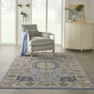 Majestic MST03 Light Blue Area Rug by Nourison