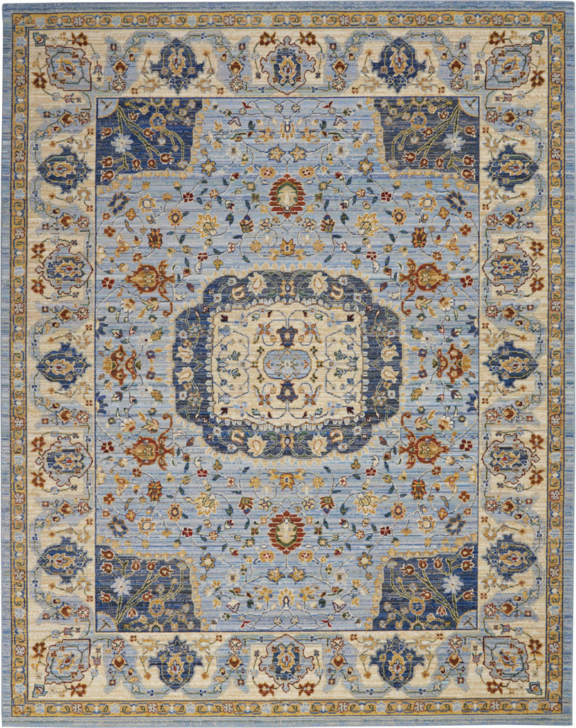 Majestic MST03 Light Blue Area Rug by Nourison