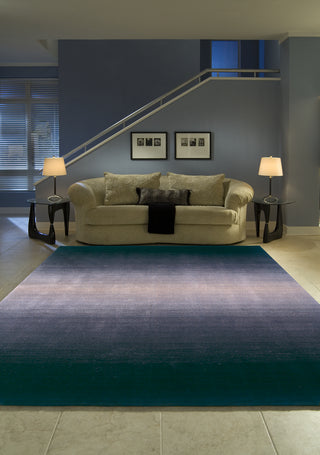 Momeni Metro MT-12 Midnight Black Area Rug Roomshot Feature