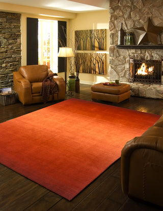 Momeni Metro MT-12 Paprika Area Rug Roomshot