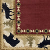 Surya Mountain Home MTH-1010 Red Machine Woven Area Rug by Mossy Oak Sample Swatch