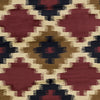 Surya Mountain Home MTH-1019 Red Machine Woven Area Rug by Mossy Oak Sample Swatch