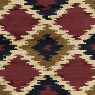 Surya Mountain Home MTH-1019 Red Machine Woven Area Rug by Mossy Oak Sample Swatch