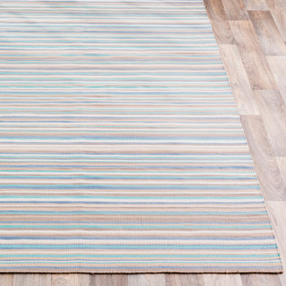 Surya Maritime MTM-1003 Camel Denim Aqua Cream Khaki Area Rug by Bella Dura Detail Image