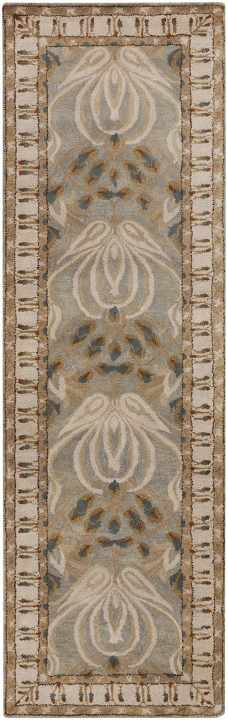 Surya Mentone MTO-7000 Taupe Area Rug 2'6'' x 8' Runner