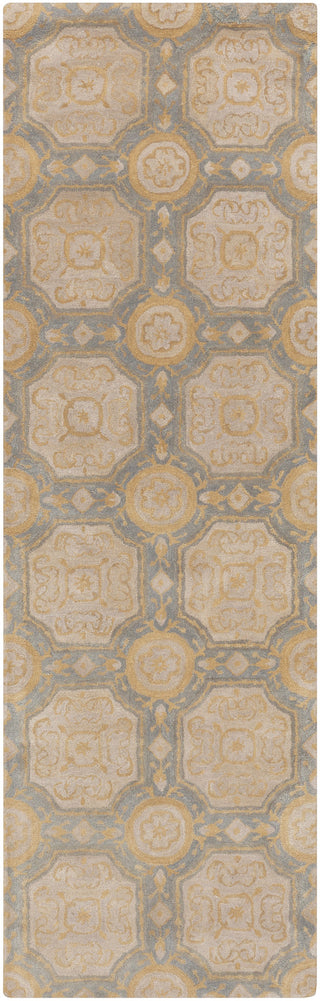 Surya Mentone MTO-7004 Taupe Area Rug 2'6'' x 8' Runner