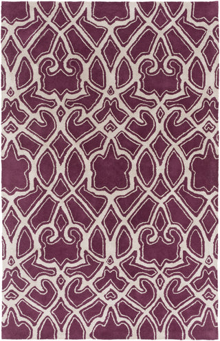 Surya Mount Perry MTP-1009 Burgundy Area Rug by Florence Broadhurst 5' x 8'