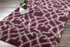 Surya Mount Perry MTP-1009 Burgundy Hand Tufted Area Rug by Florence Broadhurst 