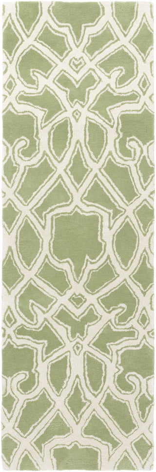 Surya Mount Perry MTP-1010 Moss Area Rug by Florence Broadhurst 2'6'' x 8' Runner