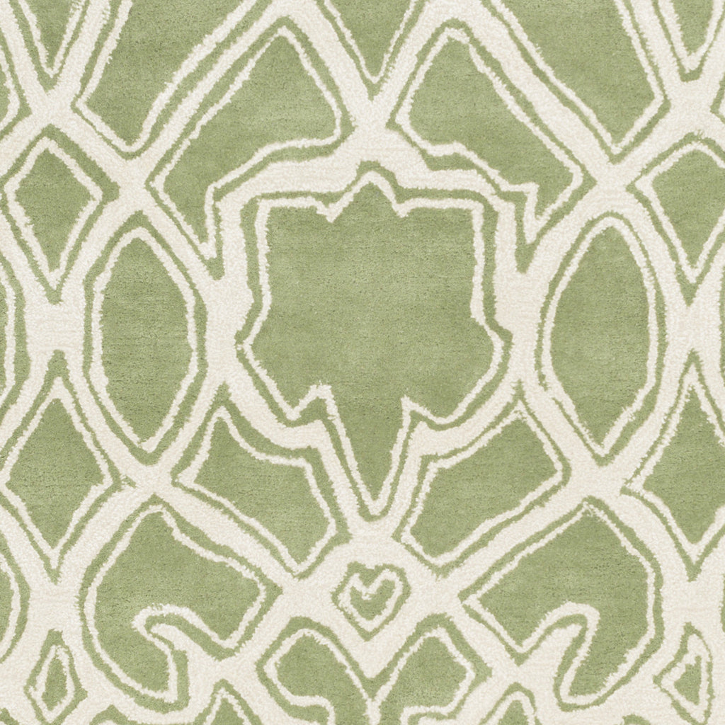 Surya Mount Perry MTP-1010 Moss Hand Tufted Area Rug by Florence Broadhurst Sample Swatch