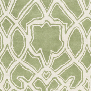 Surya Mount Perry MTP-1010 Moss Hand Tufted Area Rug by Florence Broadhurst Sample Swatch