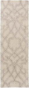 Surya Mount Perry MTP-1011 Ivory Area Rug by Florence Broadhurst 2'6'' x 8' Runner