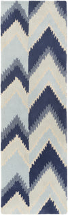 Surya Mount Perry MTP-1019 Navy Area Rug by Florence Broadhurst 2'6'' x 8' Runner